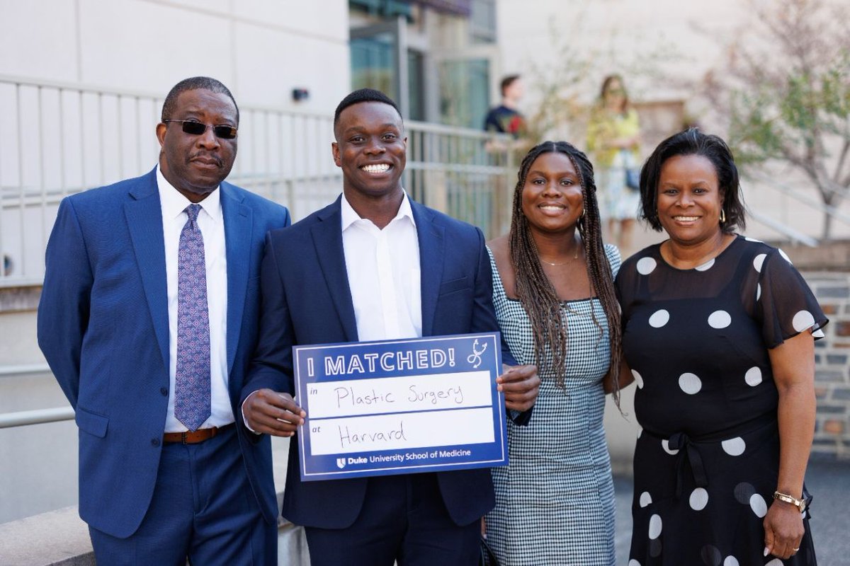DukeMedSchool's tweet photo. It's one of our favorite days of the year! This morning, 120 fourth-year #DukeMed students opened their envelopes and learned where in the country they will complete residency training.
Read more about #Match2025 and where our Blue Devils matched ➡️
https://t.co/6pz9D9TGE3 https://t.co/liY6dFr3Jo