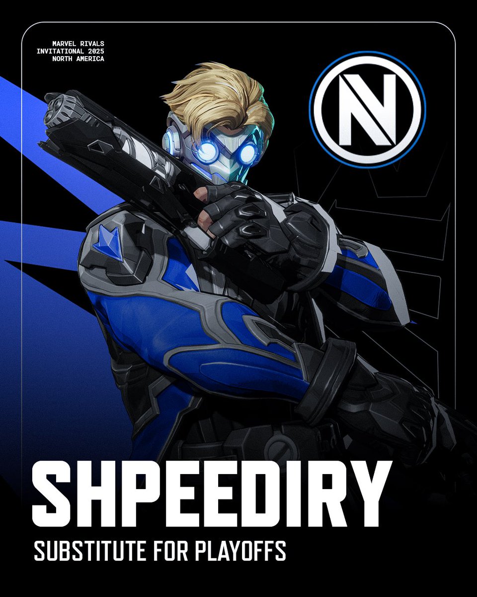 Adding more firepower to the roster! 

Envy Rivals has brought <a href="/shpeediry/">shpeediry</a> on as a substitute for this weekend’s Marvel Rivals Invitational Playoffs.