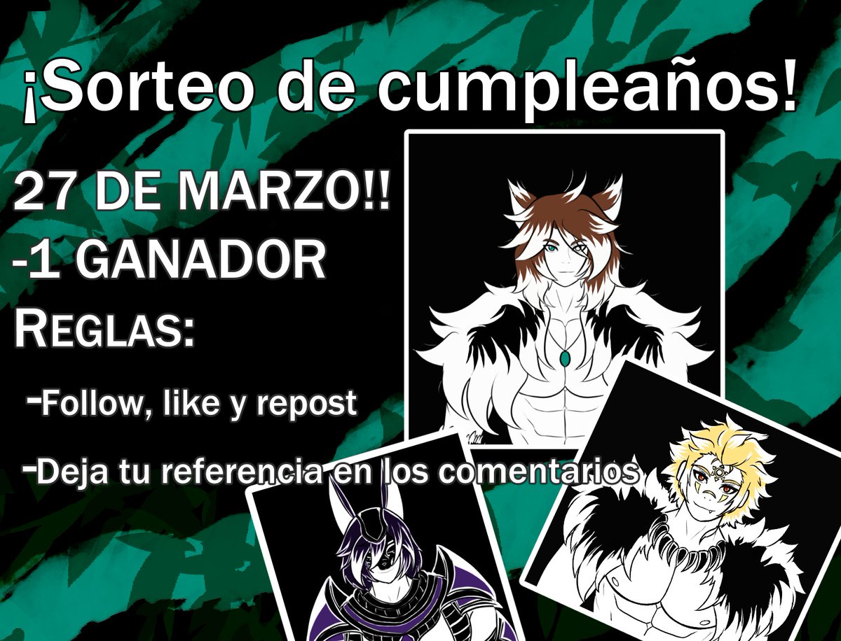 El 27 de marzo es mi cumpleaños 🎂 y quiero festejarlo con ustedes por ello haré un sorteo de un dibujo como el que se muestra en la imagen! 
El ganador se dará a conocer el 27 de marzo 2025
Mucha suerte!!! ✨
