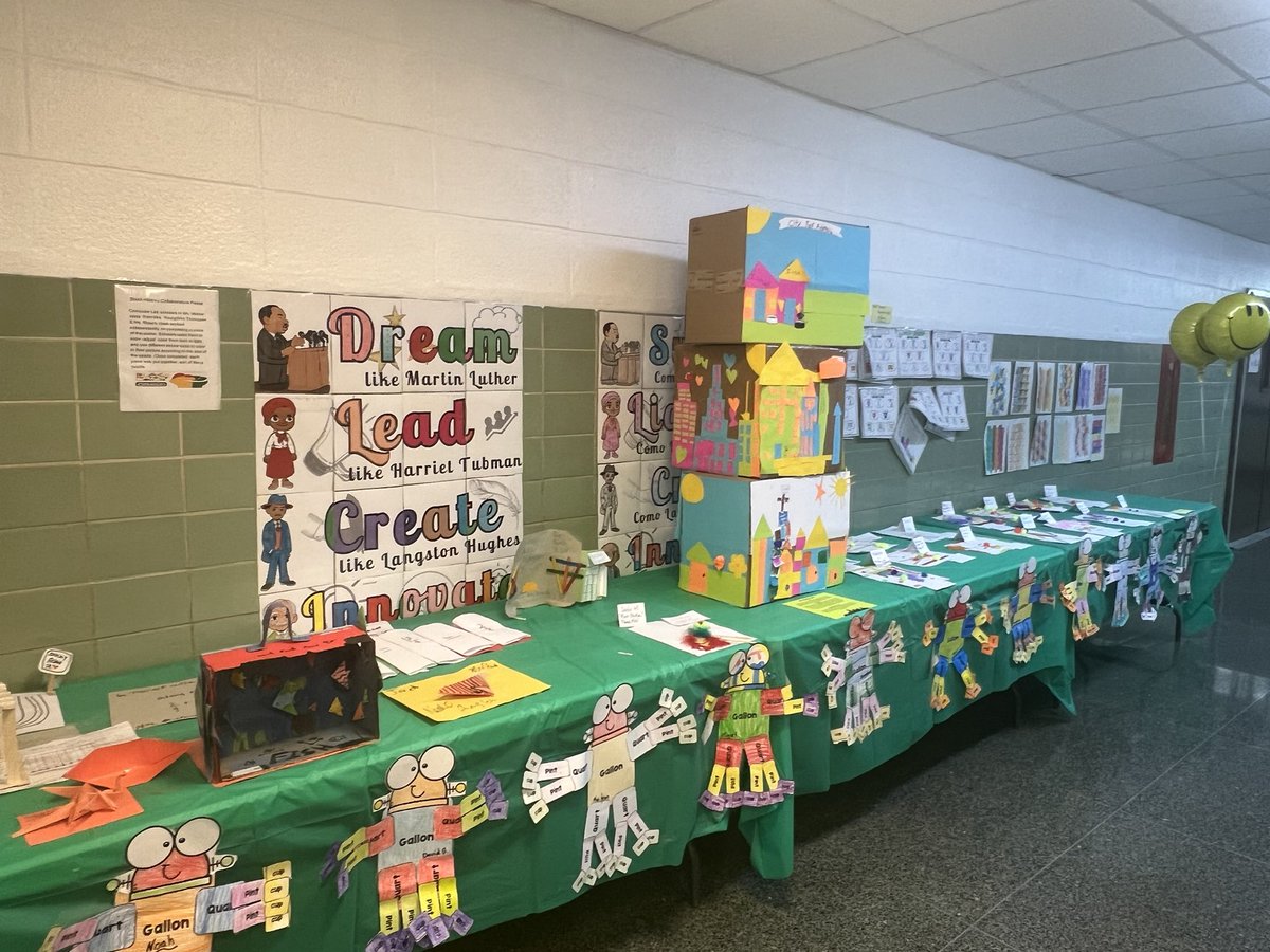 Beautiful night of Math &amp; Literacy Fun! Our 3rd-5th grade students and families enjoyed a night of food, and interactive activities to promote math snd literacy skills.