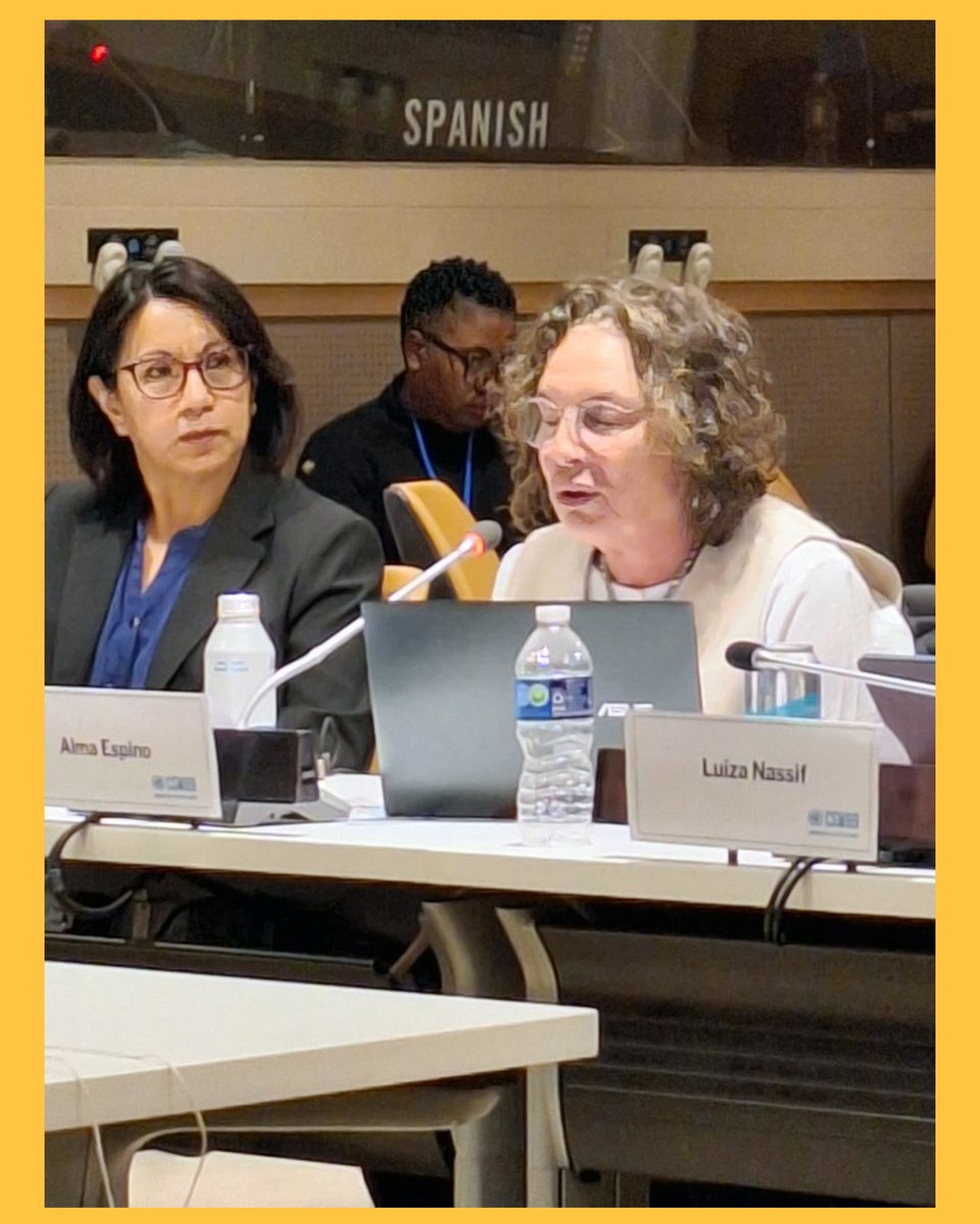redgeneroycom's tweet photo. La Red de Género y Comercio presente en la #69CSW en New York

Side event "Abordar las barreras estructurales al progreso en la Plataforma de Acción de Beijing: financiar los sistemas de cuidados como estrategia de desarrollo. Propuestas feministas del Sur global"
@Instequit https://t.co/szfnaiPBm7
