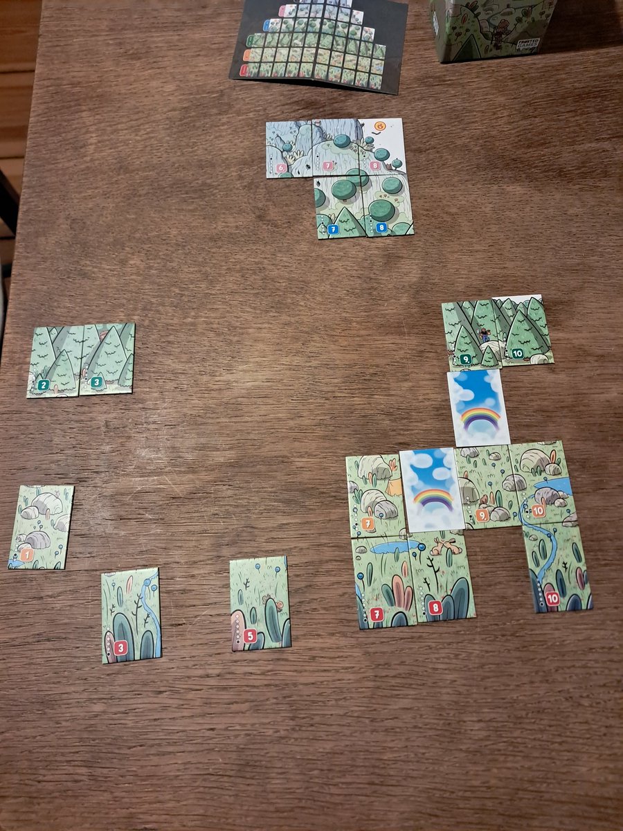 digitaleflaneur's tweet photo. Dieser Bot (Bild I) baut komische Berge. Ich fackele dann mal mit einem hämischen Wookiehowl ein paar Leuchtfeuer ab.

#Solstis
#Solomodus
#Boardgames https://t.co/GgDirpUfAS