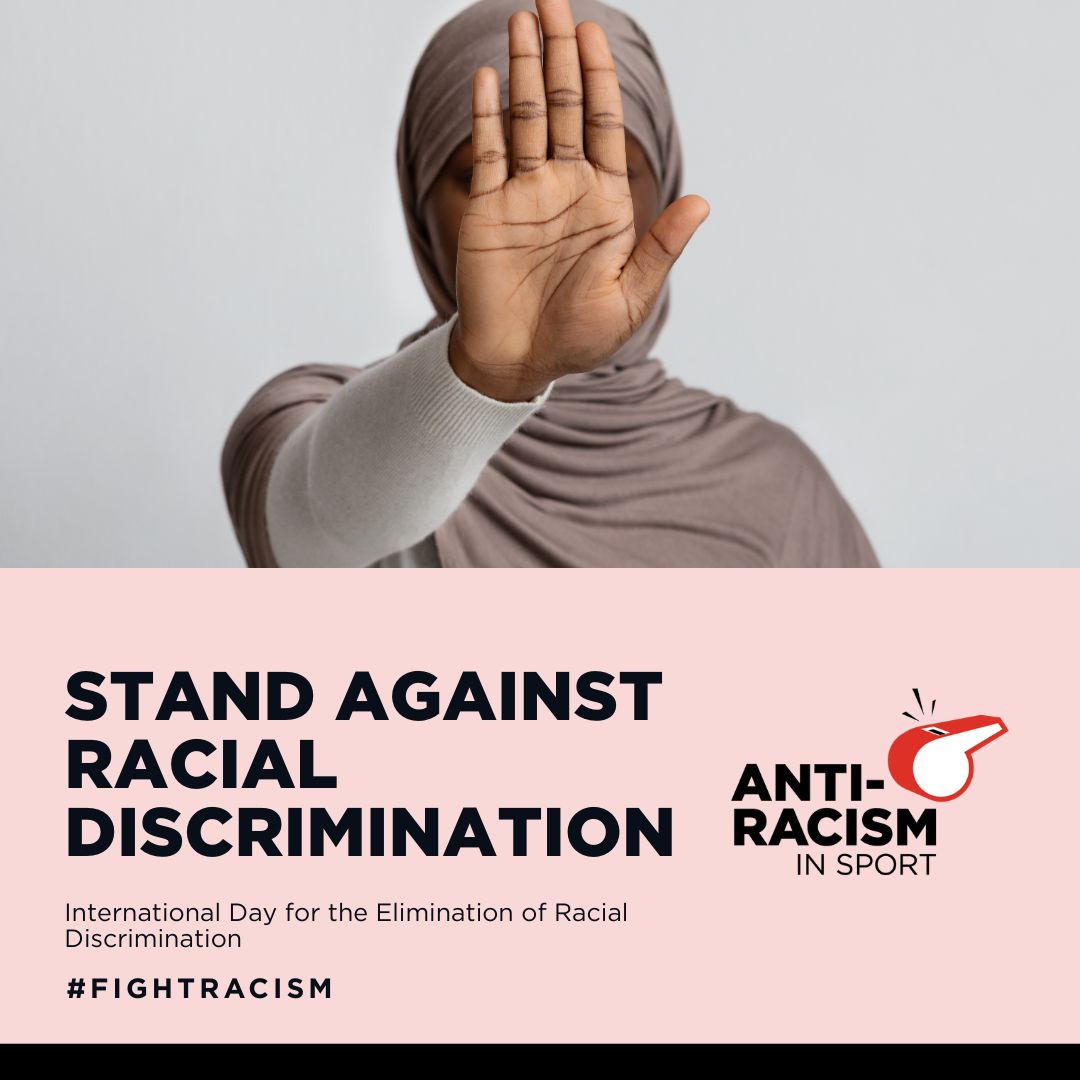 Sport should unite us—not divide us. Yet racism still exists on and off the field.

This #March21, we call on all sport stakeholders to commit to anti-racist, inclusive spaces where everyone can thrive.

Let’s challenge bias &amp; disrupt hate. #AntiRacismInSport #FightRacism