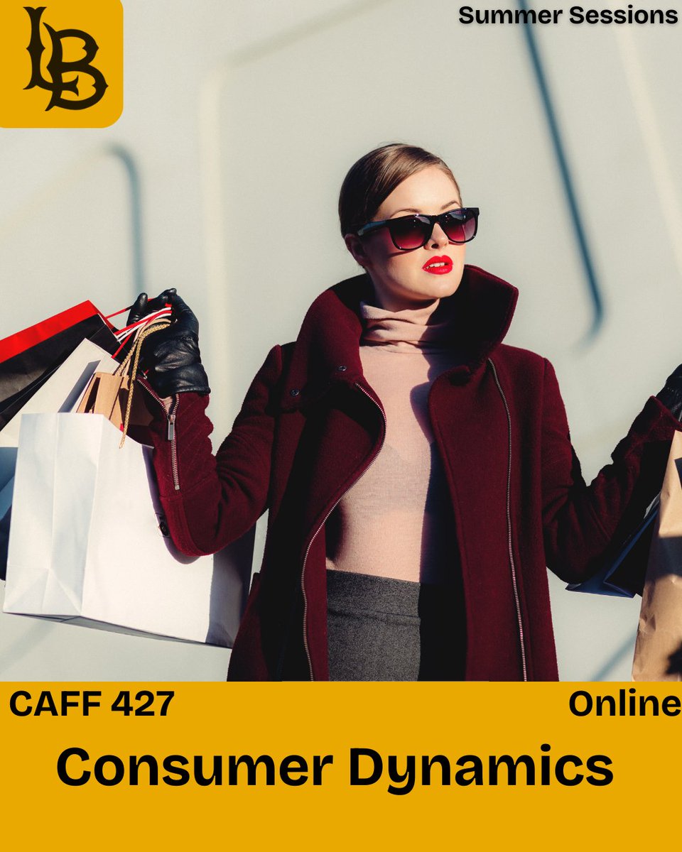 Understand what drives consumer behavior in CAFF 427! Explore motivation, decision-making, and global market dynamics while analyzing the role of individuals, families, and households. Enroll this summer! 🛍️🛒
 #SummerSessions #CSULB #GoBeach