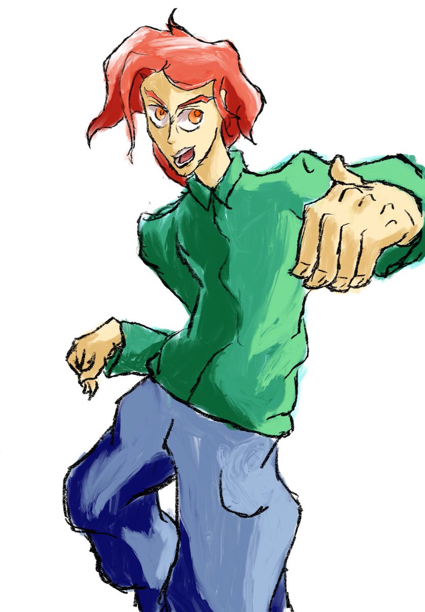 Shadic665's tweet image. Coool dnd character from a jojo inspired dnd camoaignnnnn. His name is praxis (first one is fro, 2021 I think the other two are redesigns from late last year)