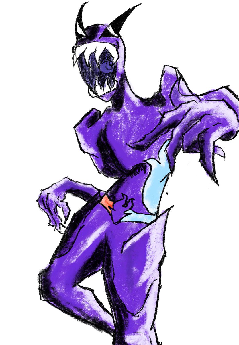 Shadic665's tweet image. Coool dnd character from a jojo inspired dnd camoaignnnnn. His name is praxis (first one is fro, 2021 I think the other two are redesigns from late last year)