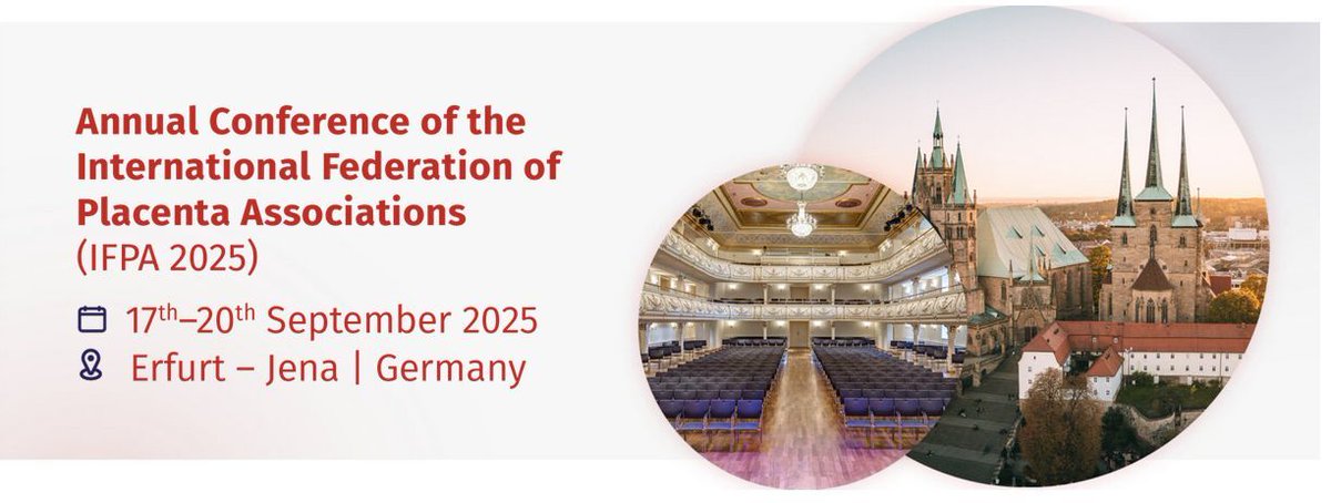 ⌛ IFPA2025 abstract deadline is April 18th: only 4 weeks left! A number of travel awards for Early Career Researchers/New Investigators are available based on the quality of the submitted abstracts. The details and eligibility criteria are available on ifpa2025.com