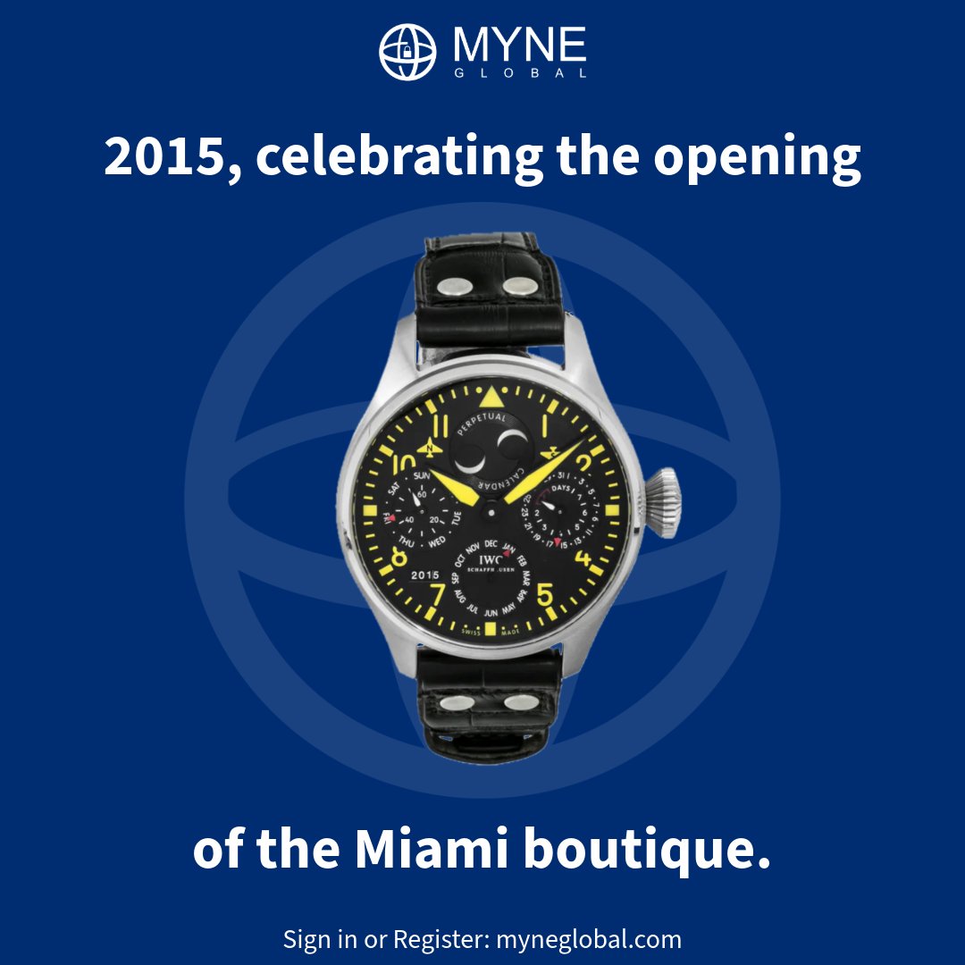 MyneGlobal's tweet photo. Mark a milestone of style and precision from a decade ago. Protect your timeless treasure with Myne Global, sign in or register at https://t.co/YlOpGxcTfa today for global peace of mind.
#IWC #PPC #Miami #MDD #BigPilot #BPPPC https://t.co/2rVqsvF01s