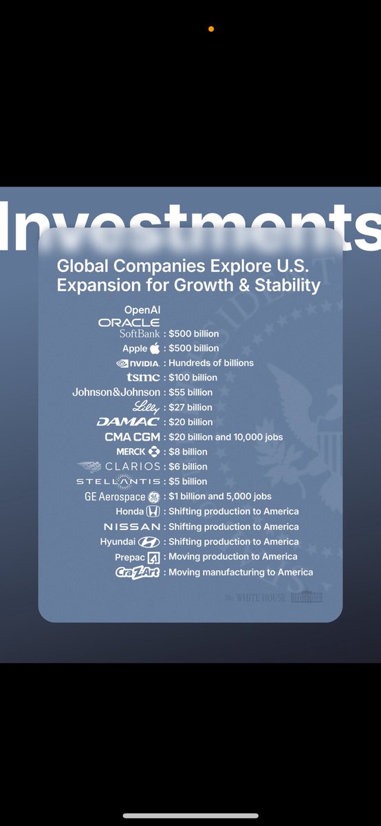 From <a href="/WhiteHouse/">The White House</a> , need to have couple more Companies