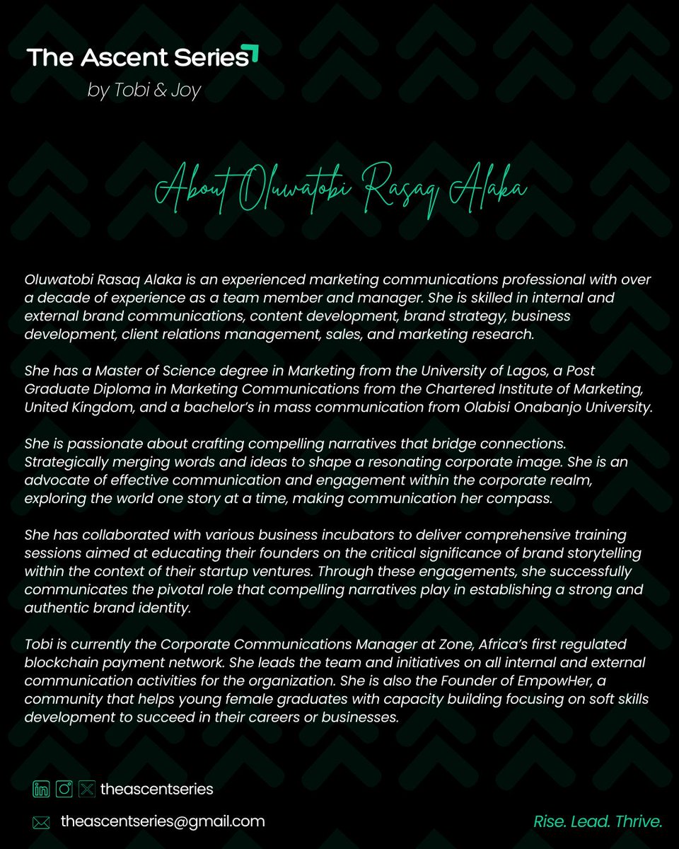 The Ascent Series tweet media