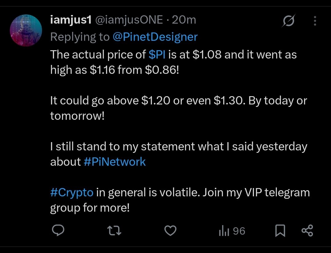 PinetDesigner's tweet image. He is a beast on the crypto space.
A hidden gem that stays undiscovered by many on X!

It&apos;s not the 1st time he comes up with such unpredictable statements. There are various of these kind since $PI launch!

He deserves recognition by #Pioneers
I ❤ 𝝅.

x.com/PinetDesigner/…