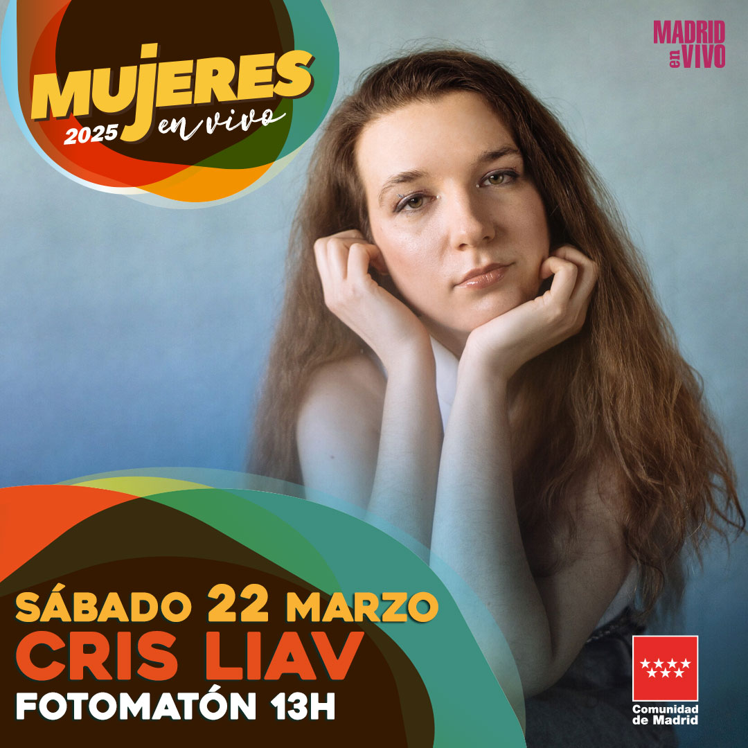 FotomatonBar's tweet image. Mañana sábado en horario #vermú seguimos con el ciclo #MujeresEnVivo #MujeresEnVivo2025 que organiza @madridenvivo con el apoyo de la @ComunidadMadrid  
MUJERES EN VIVO 2025: CRIS LIAV en Madrid

tienes entradas a precio reducido y más info en @Mutick_com 
mutick.com/e/entradas-cri…