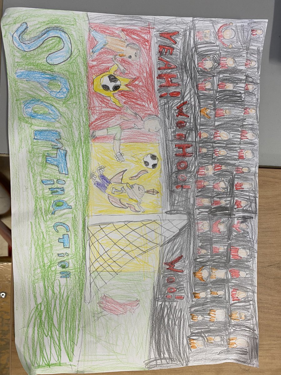 MsJacksonsClas1's tweet photo. A few of our entries for the community games Sport in Action competition! 🤩 🖼️ ✏️ https://t.co/Eh5ey5LhUj