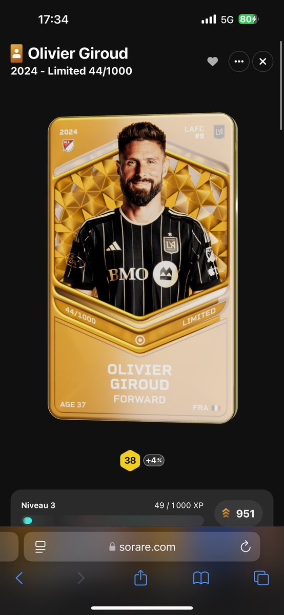 OglFB_'s tweet image. GIVEAWAY 🎁 Sorare

Olivier Giroud est à gagner !! 🇫🇷🇫🇷
TAS le 24 Mars 2025  !!⏳
Pour participer :

✅ follow me 
✅ Retweet et like le post
✅ Commente ton nom Sorare 

Bonne chance 🍀 à tous ! #Concours #Sorare #Giveaway #Limited #soraregiveaway