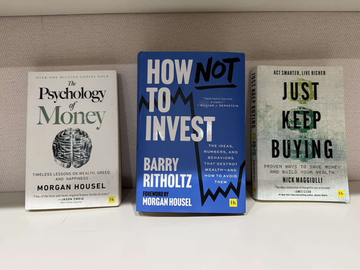 wpalacioe's tweet photo. Just got my new investment book by @Ritholtz delivered! Huge thanks to @morganhousel and @dollarsanddata for the recommendation—hope it’s as good as yours. Excited to dive in! 📚💡 https://t.co/jugn6cb2wJ
