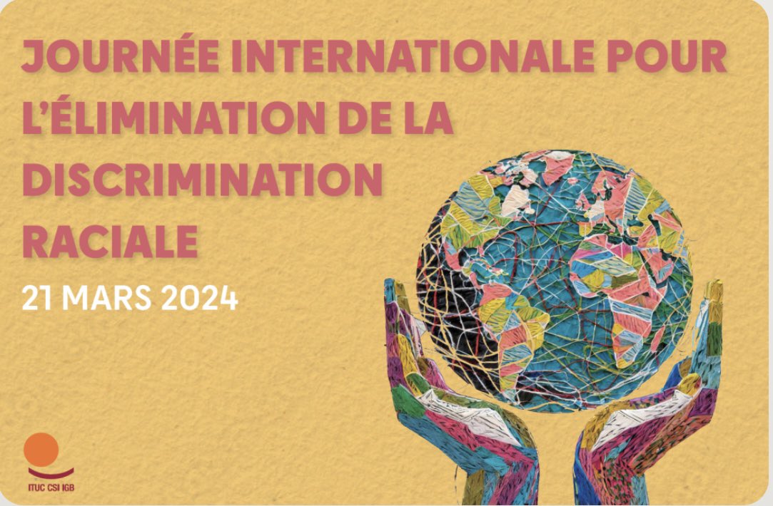 Did you know today was International Day for ending racism… and this every year since 1966 (commemorating the Sharpeville massacre in South Africa during apartheid, exactly 65 years ago today) ??

la1ere.francetvinfo.fr/journee-intern…

un.org/fr/observances…