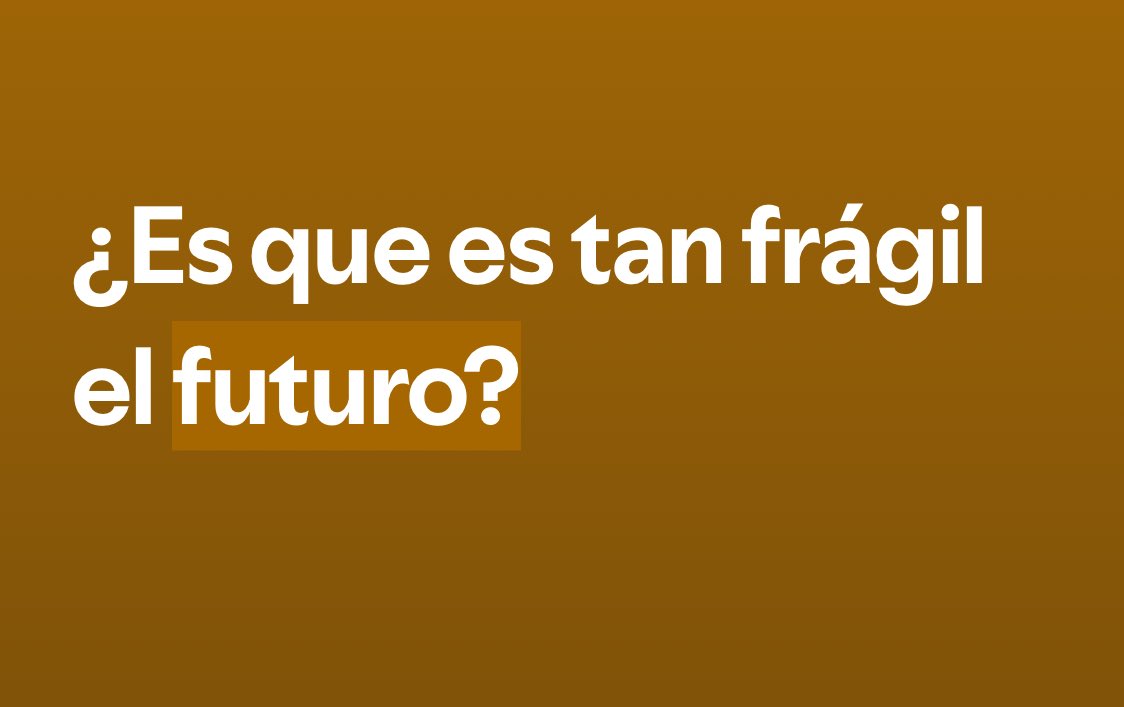 RdzTenorio's tweet photo. Es tan frágil el futuro.

#Caso63 https://t.co/v6L4AkQrpJ