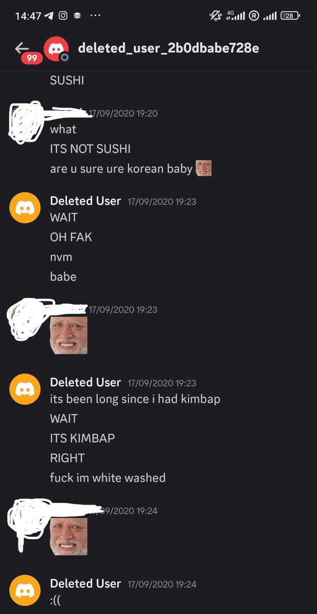 jiosukejexposed's tweet photo. unfortunately jio/rayhaan is a real person, however, this bro doesnt even know that korean “sushi” is called KIMBAP. THIS PROVES HE AINT KOREAN TF. a screenshot from his ex: https://t.co/010YszIK98