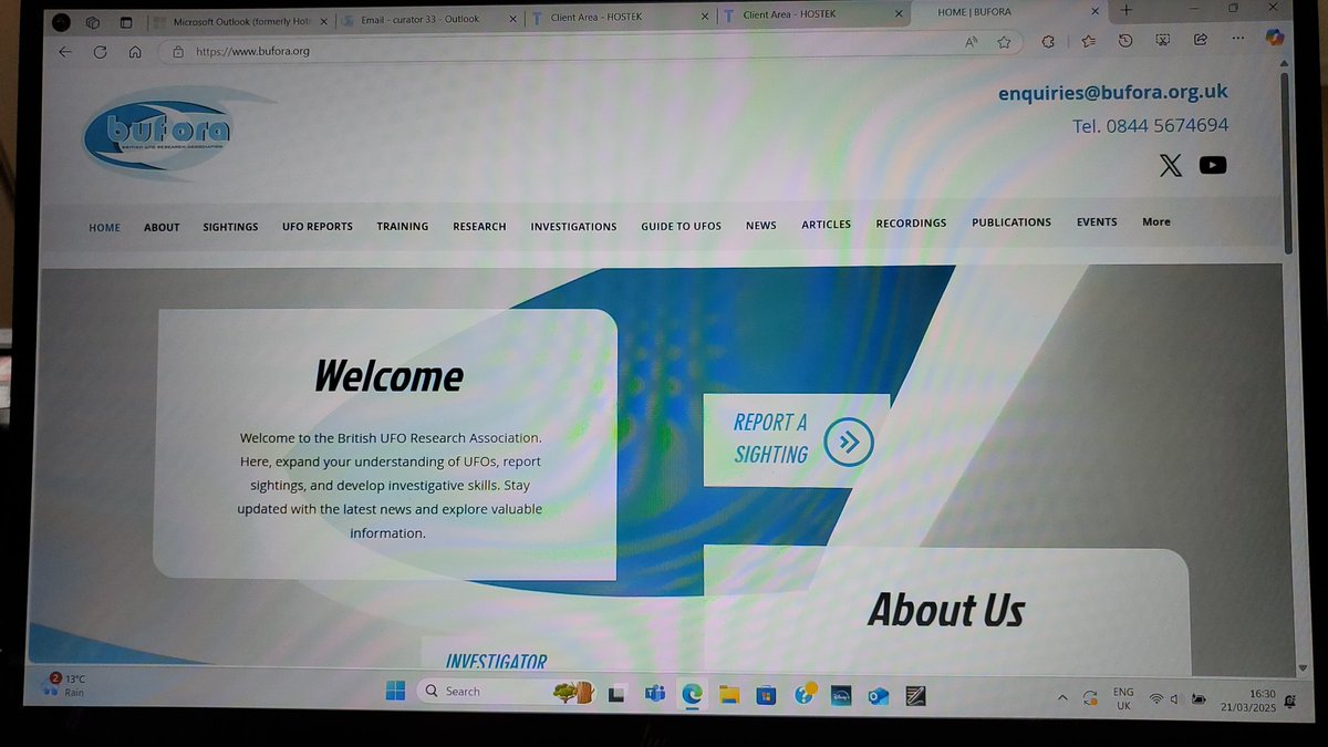 The British UFO Research Association's new website is ready for you.
#ufo #bufora #uk #british