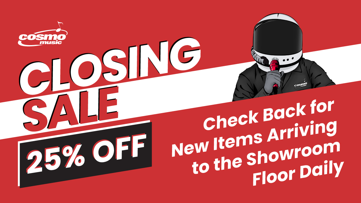 Cosmo Music (@cosmomusic) on Twitter photo 🚨 More products are hitting the retail floor daily! 🚨
Due to the overwhelming response to our Closing Sale, we've been working hard to restock from our warehouse. Keep checking in for new arrivals!
📍 10 Via Renzo Dr, Richmond Hill
🕒 Mon–Thur: 11AM–8PM | Fri–Sun: 11AM–6PM 🚨 More products are hitting the retail floor daily! 🚨
Due to the overwhelming response to our Closing Sale, we've been working hard to restock from our warehouse. Keep checking in for new arrivals!
📍 10 Via Renzo Dr, Richmond Hill
🕒 Mon–Thur: 11AM–8PM | Fri–Sun: 11AM–6PM