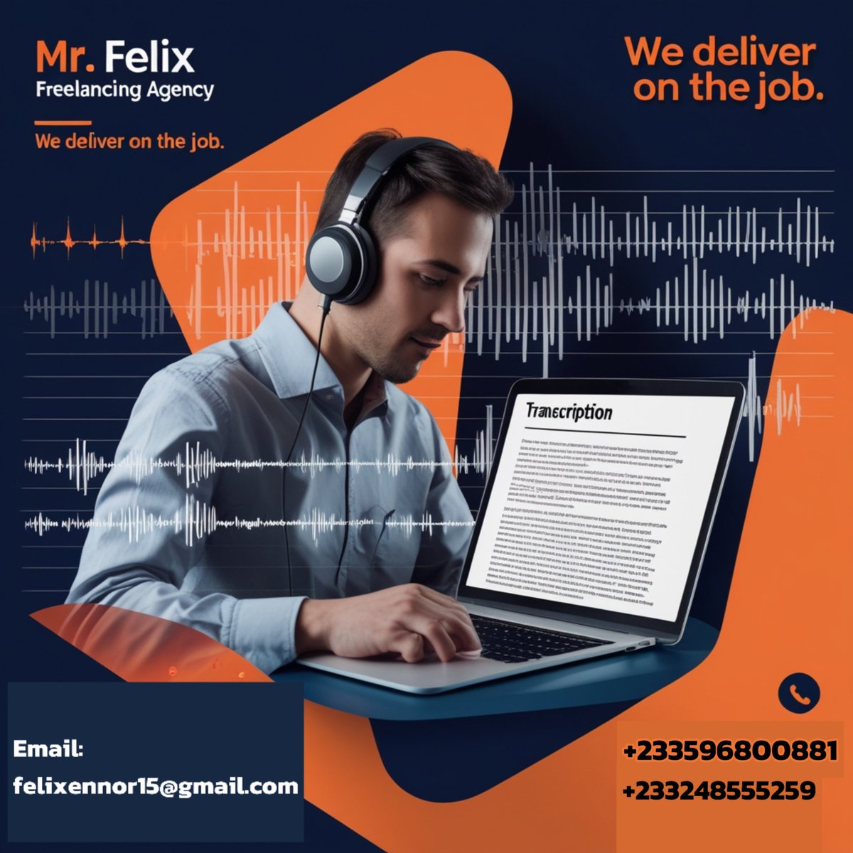 Rich_expert21's tweet image. 🎧🎧 Need professional transcription services? Look no further!
We convert your audio and video content into accurate text, ensuring clarity and precision.
📩 Reach out to us today!
#TranscriptionServices #AudioToText #ProfessionalTranscription