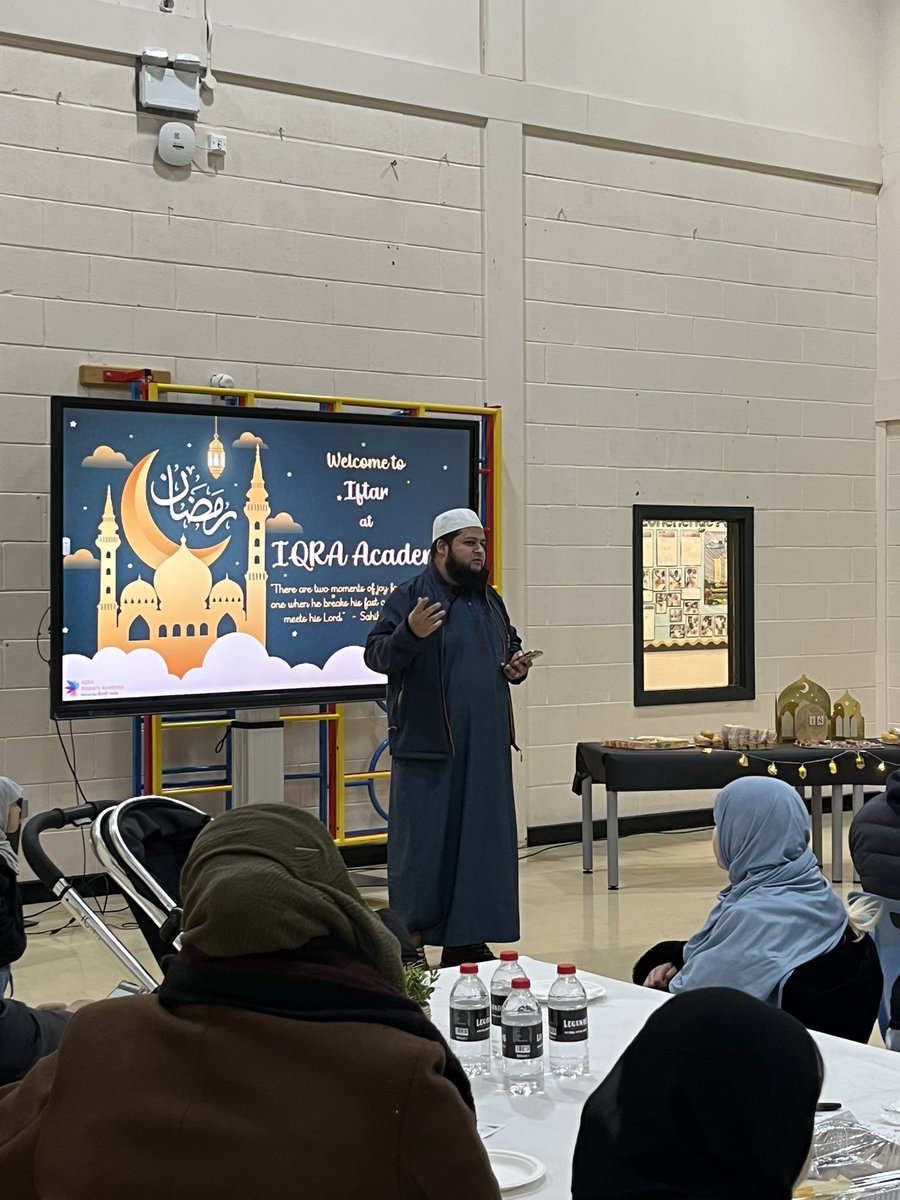 What a wonderful week it has been! A brilliant start to the week with 2 iftars hosted at IQRA Primary Academy. Thank you to #iqbalcateringbradford for supplying the iftar on day 2! #iftaratiqra