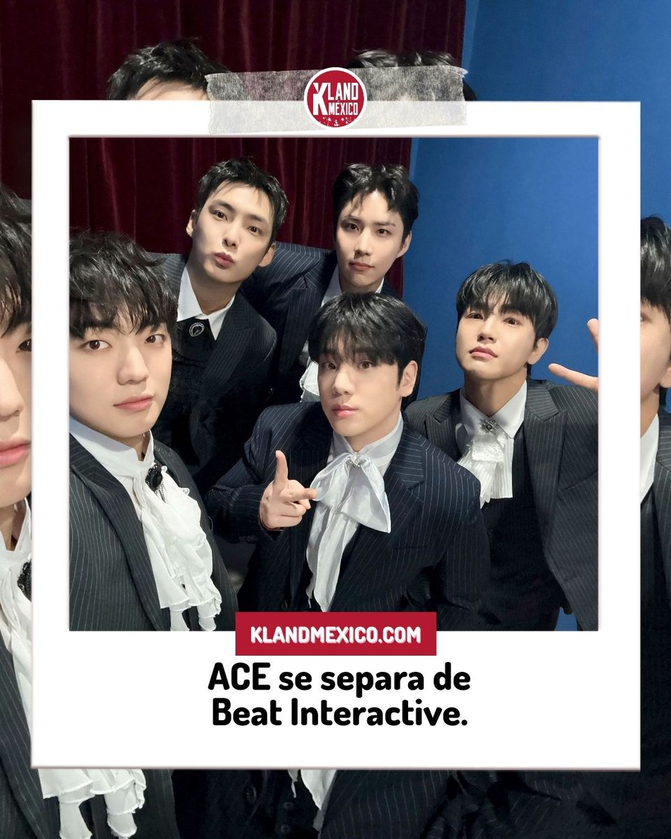 KlandMexico's tweet photo. #ACE #BeatInteractive
La agencia Beat Interactive dio a conocer el termino de contratos exclusivos con los integrantes del gruop 에이스 A.C.E que finalizarán el 31 de marzo de 2025.
☆StarBlue☆
#에이스 #Beat_Interactive https://t.co/T36vIXU8Zq
