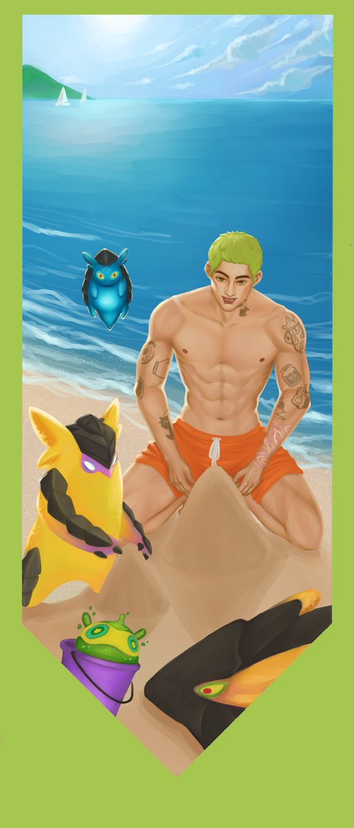 lazyjett's tweet photo. They deserve a wonderful day break together  #ValorantArt #isekko 💜💚 https://t.co/SLKWXXZJwj