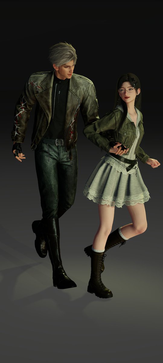 dreamlixir's tweet photo. it's giving silent hill vibes,, I'm obsessed with mc's new outfit, very 2000s female horror game protagonist 

#LoveandDeepspace https://t.co/nJzsQQ458x