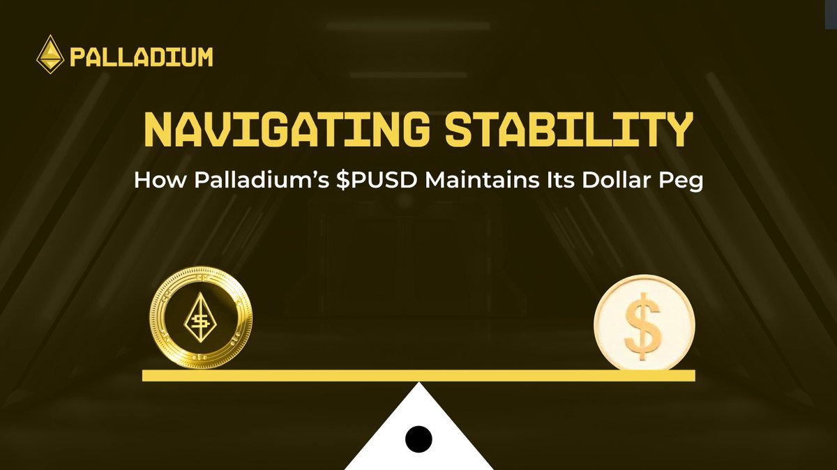 PalladiumLabs's tweet image. A stablecoin pegged to $1 ? Sounds simple — until you look under the hood.

From minting mechanics to redemption dynamics, stability is engineered, not assumed.

Dive into our in-depth article on how $PUSD maintains its peg through market operations, the floating base rate, and