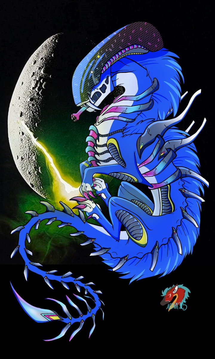 Altara_noodle's tweet photo. mwahahah the xeno army is growing to take over the world. i mean ahem they make great cuddles. 

xeno-tekky all done and looks hecking amazing!! look out fo a ych coming to turn your oc into a xeno noodle to join the army
@TekkysArtBox https://t.co/bZaqWB4uXt