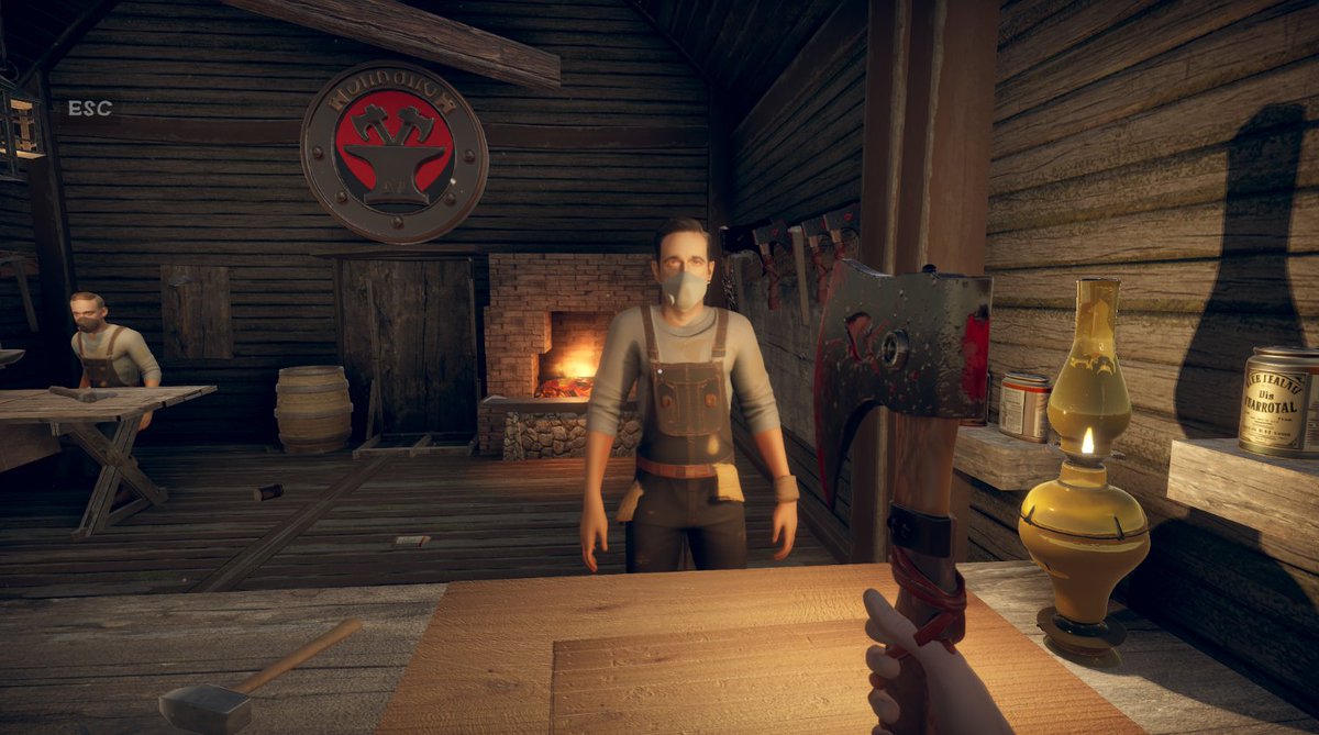 LRDevGames's tweet photo. Greetings Guys!!
New Dev Progress For "Hunted In Maze"💀Game
New Characters Made "Black Smith" and Others in the map, and this is where you craft/Upgrade your Weapons!
Any Thoughts will be appreciated🤔
#horror #gamedevelopment #unity3d #Huntedinmaze #horrorlovers #indiegame https://t.co/9UDgxQmyqA