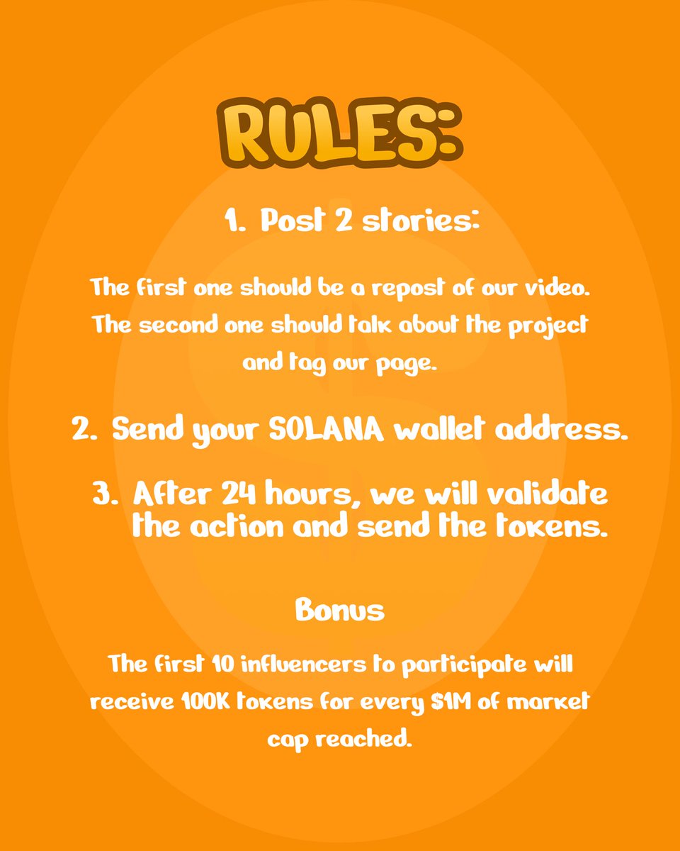 Goldeneggmeme's tweet photo. Join and earn tokens! 💰
Promote our project and get rewarded with tokens! Check the rules in the image and take advantage of the benefits! Don’t miss out on this opportunity! https://t.co/9A9B46Ug3S