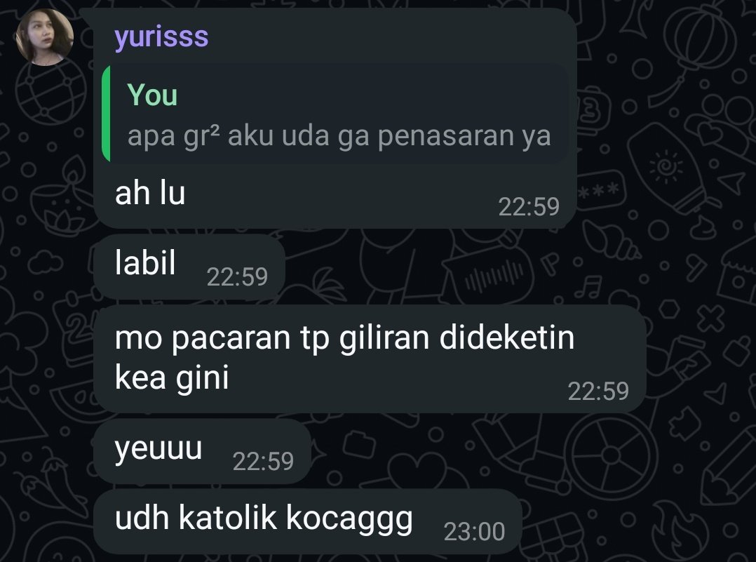tejussmadu's tweet photo. ajg ah knpsihh labil gini sih ajg https://t.co/Rboqegkmq2