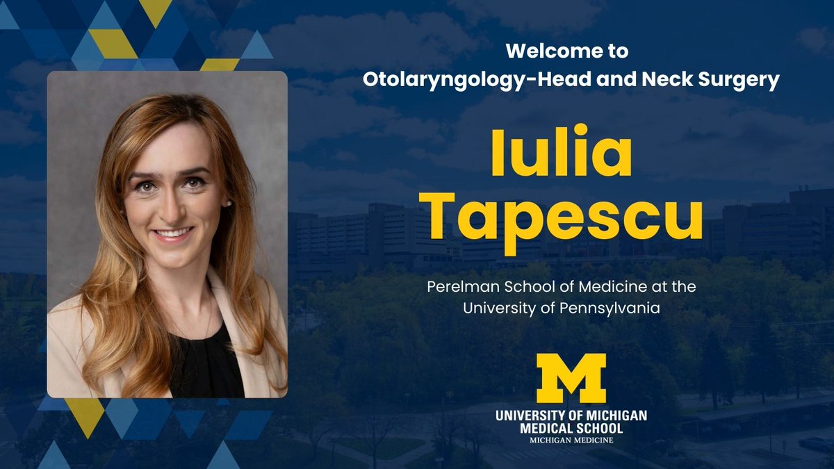 Congratulations, Iulia! We’re excited to have you in oto @UmichMedSchool! #GoBlueMatch #Match2025 #IAmOto