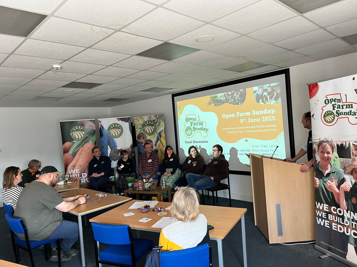 🌿 What a fantastic Open Farm Sunday Workshop! 🚜 Great to see hosts sharing ideas &amp; enthusiasm for #BritishFarming! 🌾 Still time to register—sign up today! 📅 👉 farmsunday.org/open-my-farm