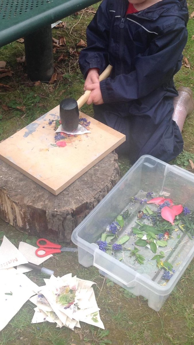 WeatherstonJane's tweet image. Forest school Fridays are back. I have really missed doing these sessions and it’s been great to get them up and running with the oldest nursery children working with reception at my new school. This week we are getting ready for spring. Caring for the beans that we planted,…