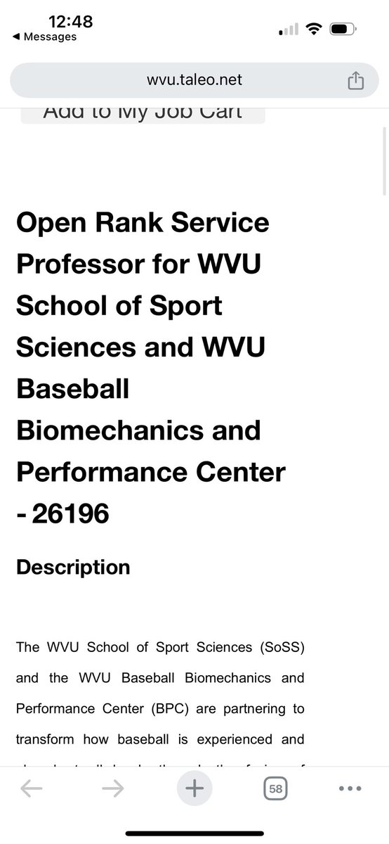 WVUbiomechanics's tweet image. A job opportunity unlike anywhere in the country.
Be part of @WVUBaseball and the School of Sport Sciences.
Apply now.
wvu.taleo.net/careersection/…