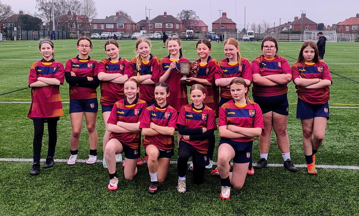 PATKingsSchool's tweet photo. Huge congratulations to our Year 7 girls who have won the Dame Allan’s U12’s Rugby 7’s competition in Newcastle.  What a performance! 💪 

A great day for the King’s Rugby Programme once again,  competing against some of the best teams in the North &amp; Scotland. 🏆

#TheseGirlsCan https://t.co/wNdJ3lZoNu