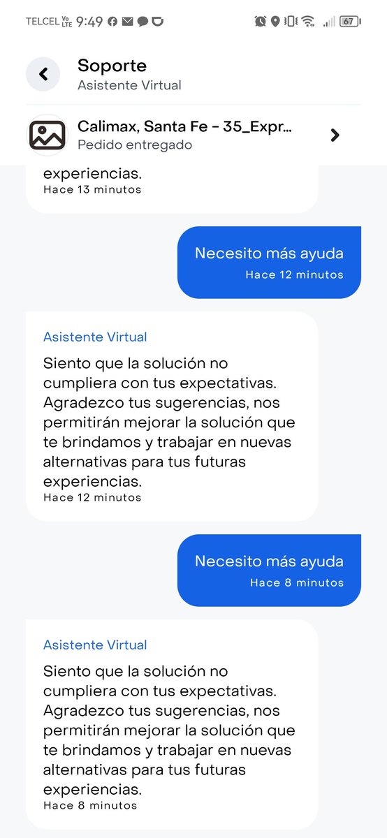 eudaimoniafr's tweet photo. @RappiMexico @Profeco Aquí las pruebas. Ya vi varios comentarios de personas a las que no les han reembolsado, no permitiré que me roben. Exijo que me solucionen. https://t.co/HTrR1BH2ZF