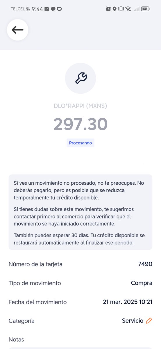eudaimoniafr's tweet photo. @RappiMexico @Profeco Aquí las pruebas. Ya vi varios comentarios de personas a las que no les han reembolsado, no permitiré que me roben. Exijo que me solucionen. https://t.co/HTrR1BH2ZF