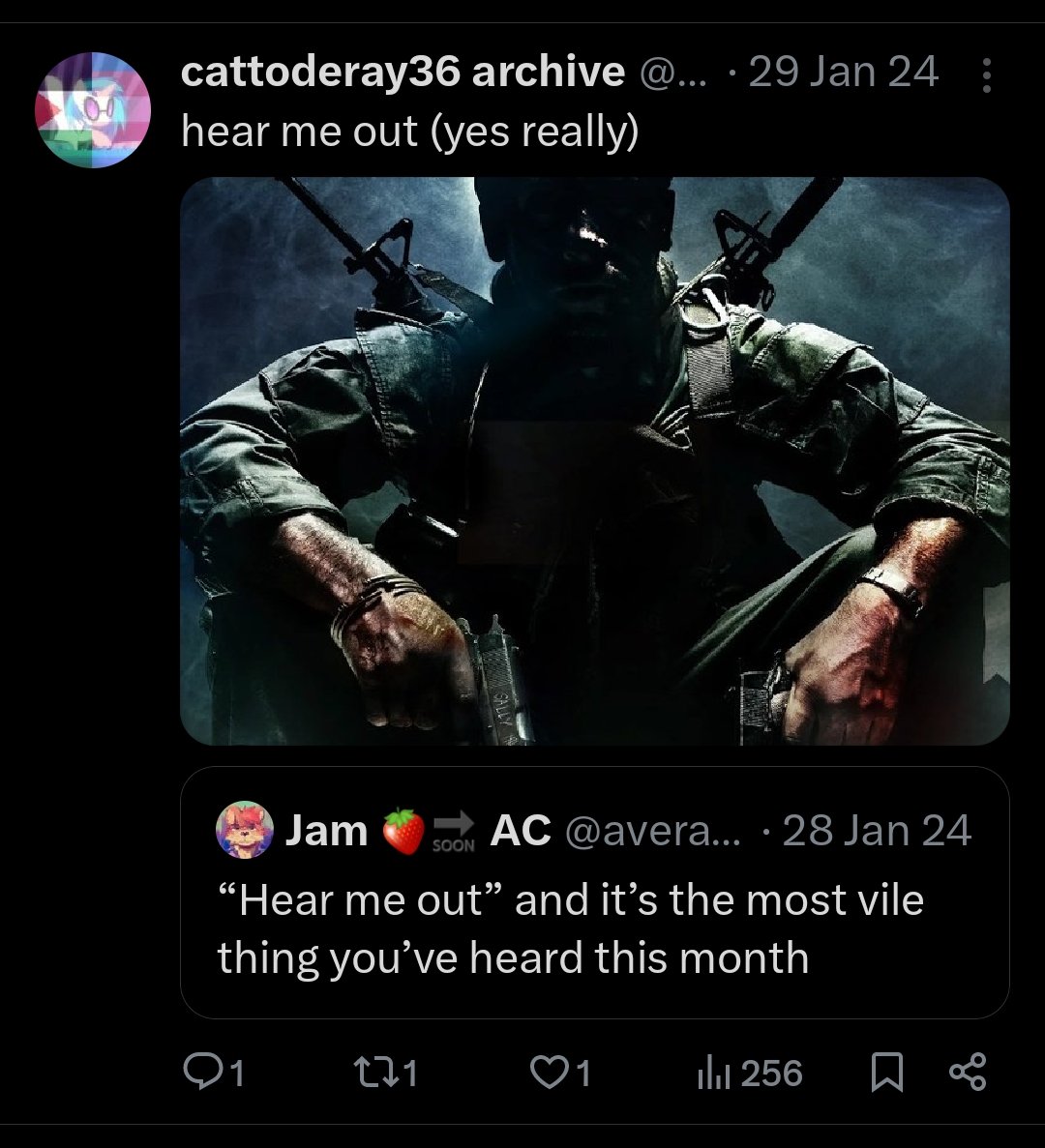 cattoderay36's tweet image. not even the worst thing but still