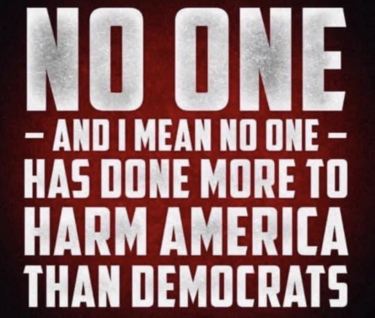 We must make sure that Democrats never regain power again.