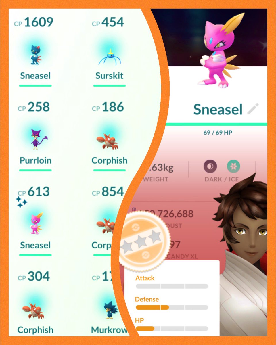 KamikeoPoGo's tweet photo. ✨#ShinySNEASEL✨
#DeepDepths
✨🍀Of course. 😉🍀✨
... 👊🏾🐻 GRIND!
#ShinyPokemon #SNEASEL #ShinyGameIsStrong #OnlyMatterOfTime #ShinyHunter #PokemonGo https://t.co/24igTxQKfP