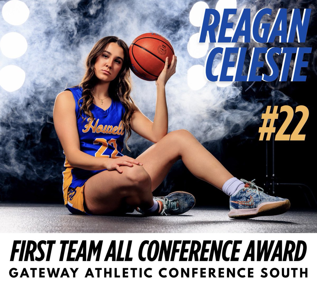 Congratulations to senior Reagan Celeste for making First Team All Conference. Great work this season! #etH