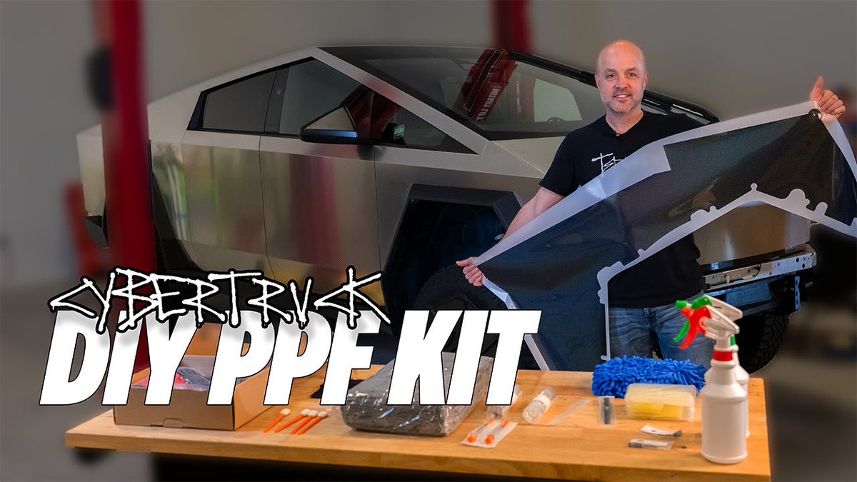 🔥Unboxing the DIY PPF kit! 🔥 #Cybertruck #Tesla #Tsportline <a href="/TMaxxUSA/">TMaxx USA</a> youtu.be/G2GfV1ltYUg