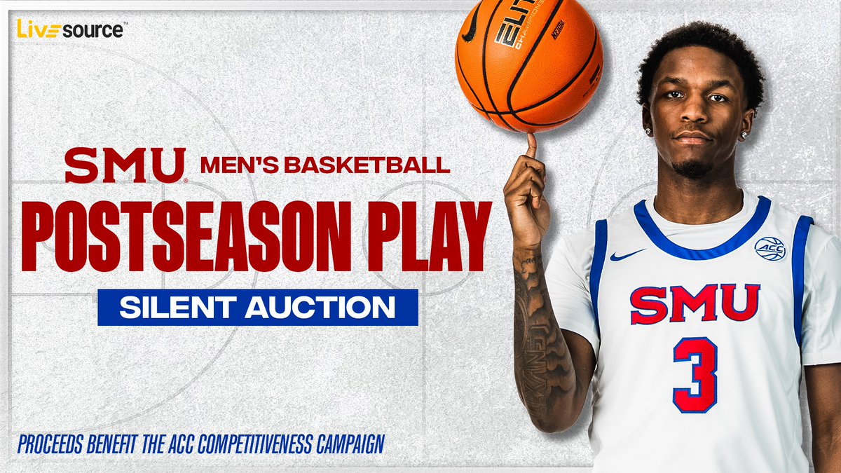Mustang Club (@smumustangclub) on Twitter photo Auction Extended! In honor of <a href="/SMUBasketball/">SMU Basketball</a>'s postseason run continuing, the Postseason Play Auction now closes March 26 at 8PM CT!
AND New items have dropped, including a personalized jersey + exclusive gear packs!
Bid now on LiveSource: bit.ly/SMUHOOPS #PonyUp Auction Extended! In honor of <a href="/SMUBasketball/">SMU Basketball</a>'s postseason run continuing, the Postseason Play Auction now closes March 26 at 8PM CT!
AND New items have dropped, including a personalized jersey + exclusive gear packs!
Bid now on LiveSource: bit.ly/SMUHOOPS #PonyUp