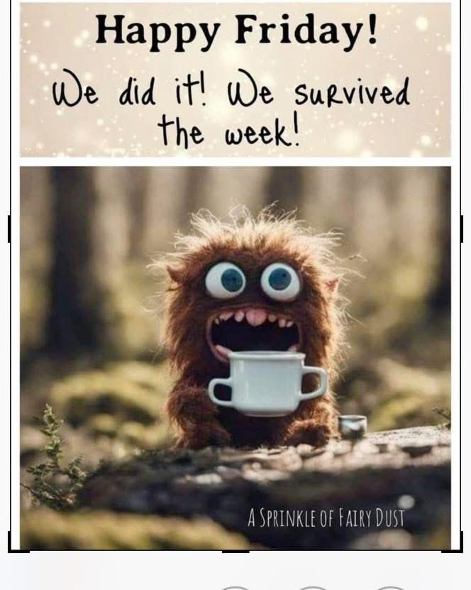 Good morning, X!   Enjoy your happy hour.  ☺️