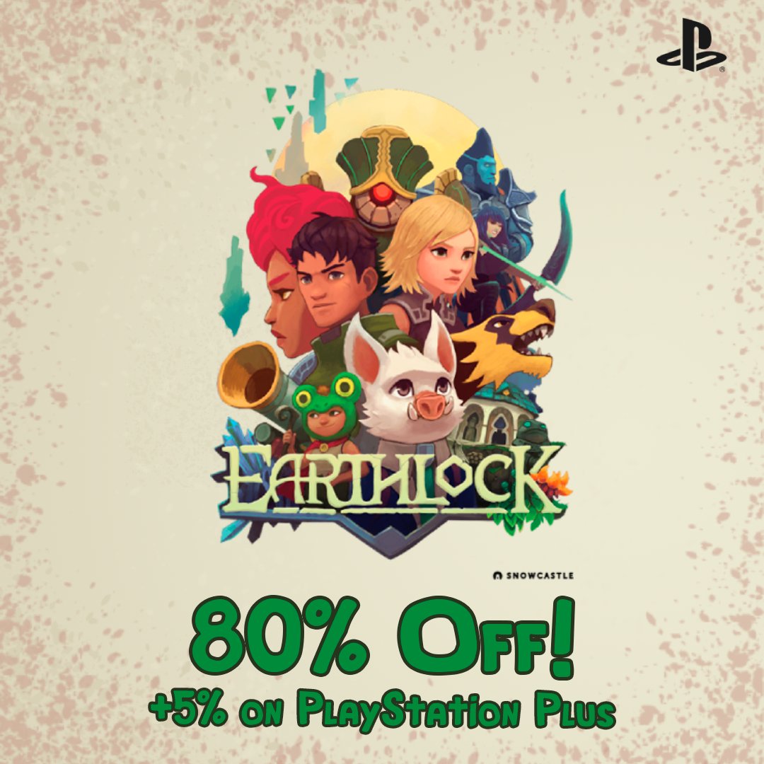snowcastlegames's tweet photo. EARTHLOCK is now 80% OFF on PlayStation (+5% off with PS Plus)! 🎮
Dive into our nostalgic JRPG and explore the magical world of Umbra. Don’t miss this deal—grab it now! 👉 https://t.co/oBK4hjXoLR
#EARTHLOCK #GameDeal #RPG https://t.co/ckR80ylYqh