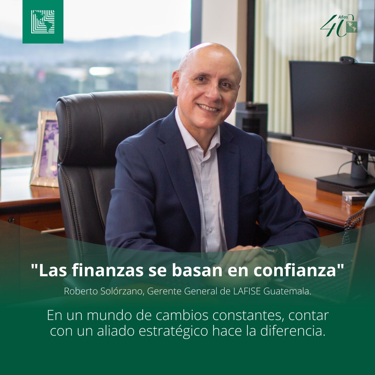📊 Confianza y estrategia en cada transacción. 

Nuestro Gerente General, Roberto Solórzano, destaca en <a href="/pulso_capital/">Pulso Capital</a>  el papel clave de la Mesa de Divisas de LAFISE Guatemala en la economía.  

📷 Lea la entrevista aquí: bit.ly/4iPXVTj

#LAFISE #SolucionesSinFronteras